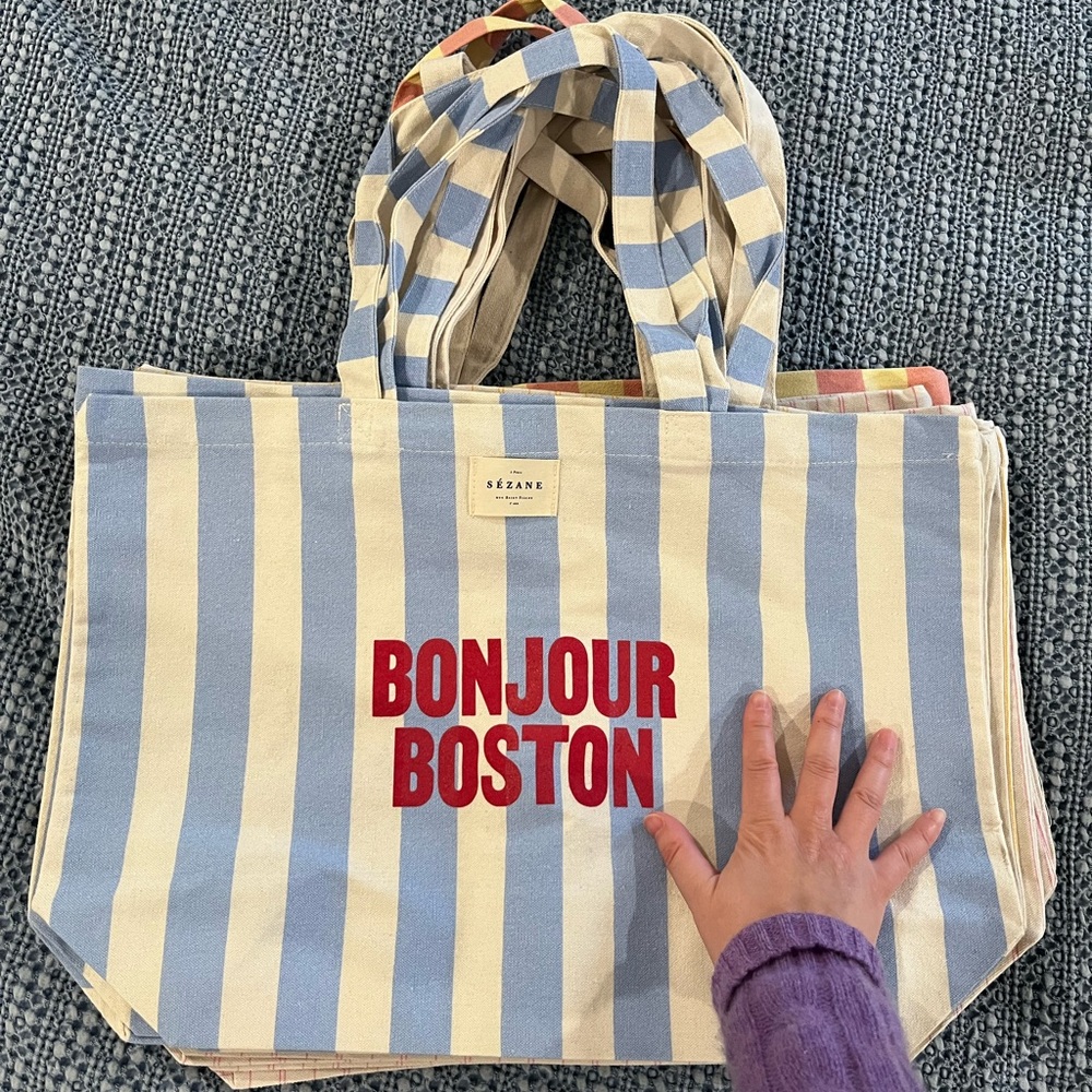 Organic cotton tote bags by Sezane - Picture 3 of 8